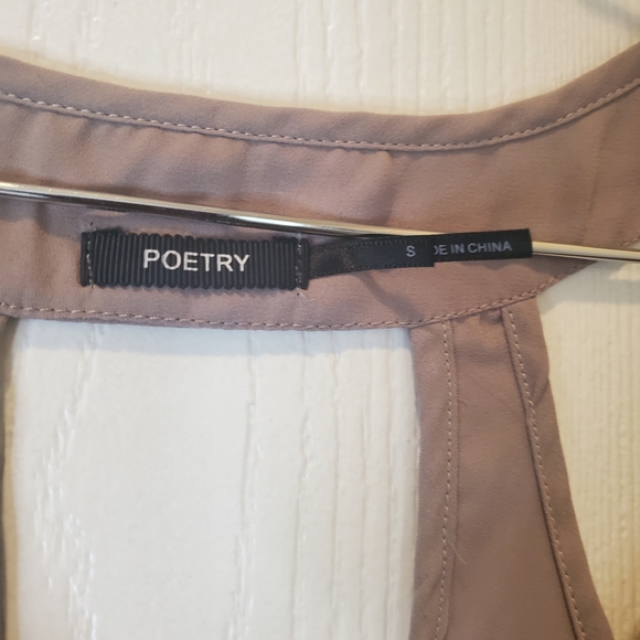 Poetry Tunic Blouse sz Small - Picture 2 of 3